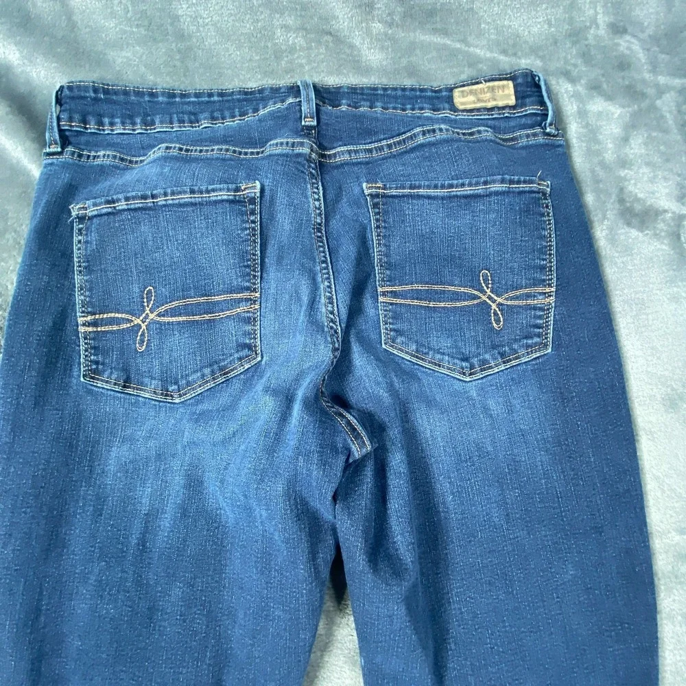 Levi's Denizen Fits 30x27 Jeans Mid Rise Stetch Blue Denim‎ Bootcut Faded Ranch